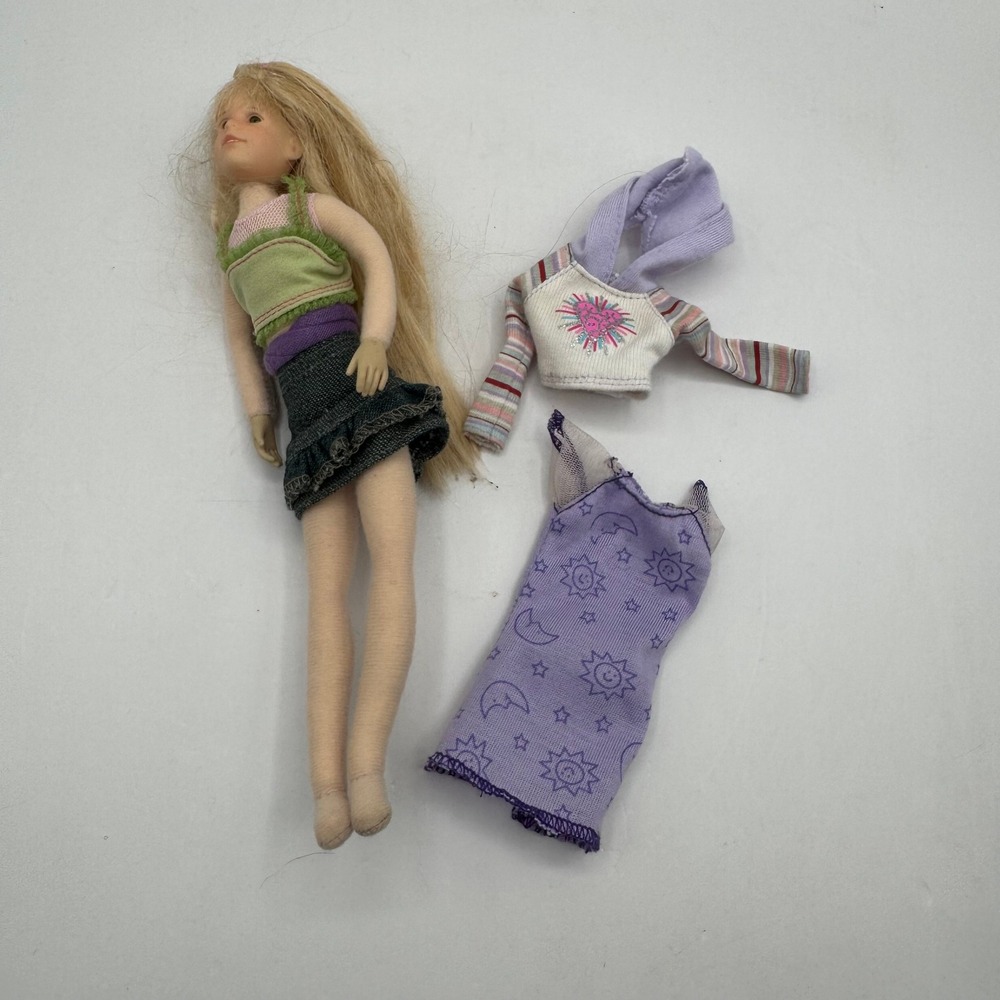 Only Hearts Club Doll Briana Joy Small Blonde Fabric Poseable Outfits Lot